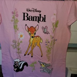 Pink disney Bambi t-shirt sizeM